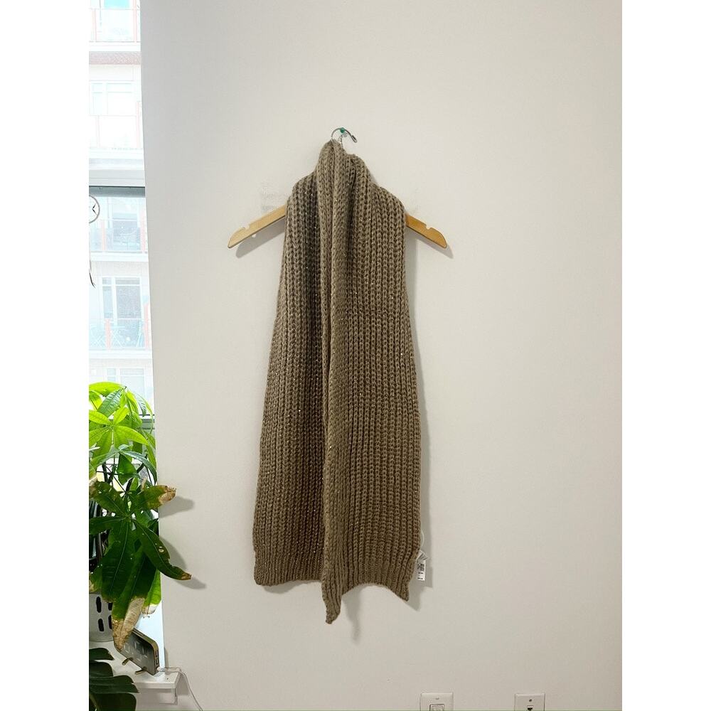 NEW Gap Shine Scarf in Brown